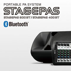 凯发k8国际发布两款新型号便携式扩声系统产品——STAGEPAS 400BT 以及 600BT